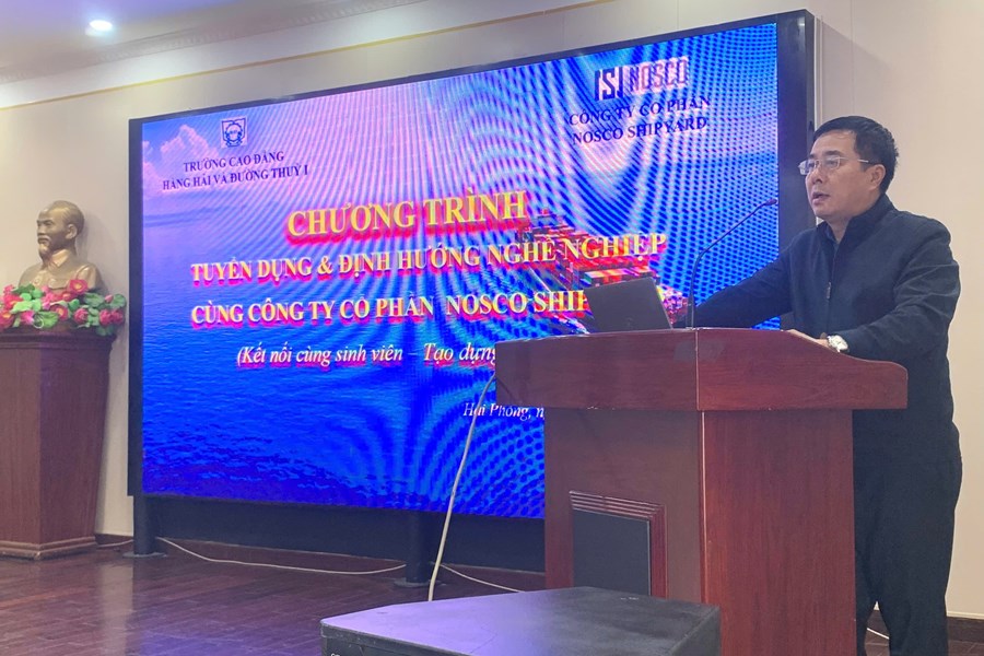 Hướng nghiệp và tuyển dụng cho học sinh, sinh viên Khoa Cơ – Điện (Nghề Sửa chữa máy tàu thuỷ, Điện tàu thuỷ, Điện công nghiệp)